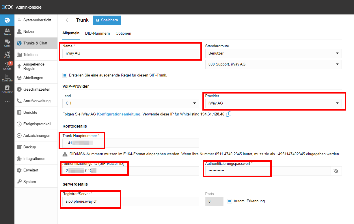 IWay Business Trunk auf 3CX einrichten V20 1719472207437.png