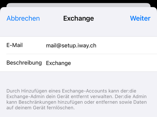 KB Mailhosting Hosted Exchange Hosted Exchange Konto kann in iOS 17.2 und neuer nicht hinzugefuegt werdenios 2.PNG