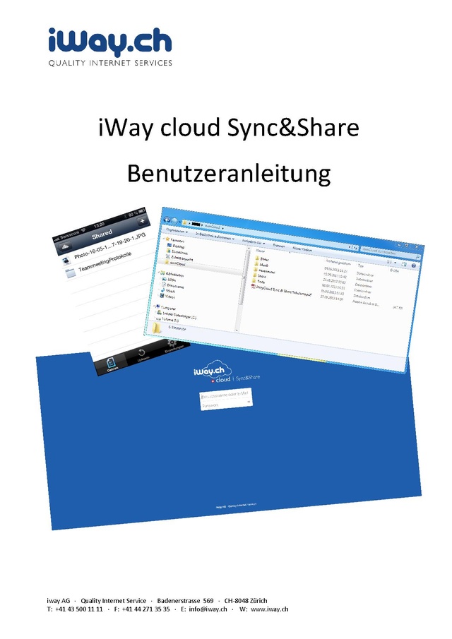 Datei:KB Sync&Share iWayCloud BenutzeranleitungBenutzeranleitung ...