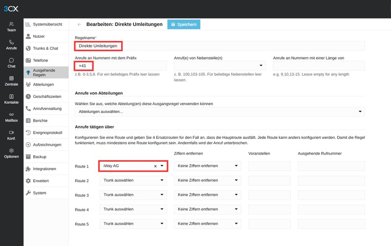 Datei:VoIP Telefonie 3CX Einrichten iWay Business Trunk auf 3CX einrichten Minimaleinstellungen Trunk Registrierung 1792068608369.png