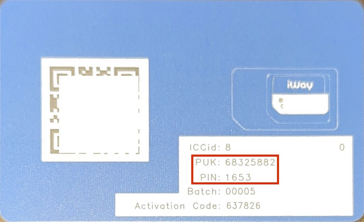 Mobile/PIN und PUK/Wo sind PIN und PUK zu finden? – iWay Knowledge Base
