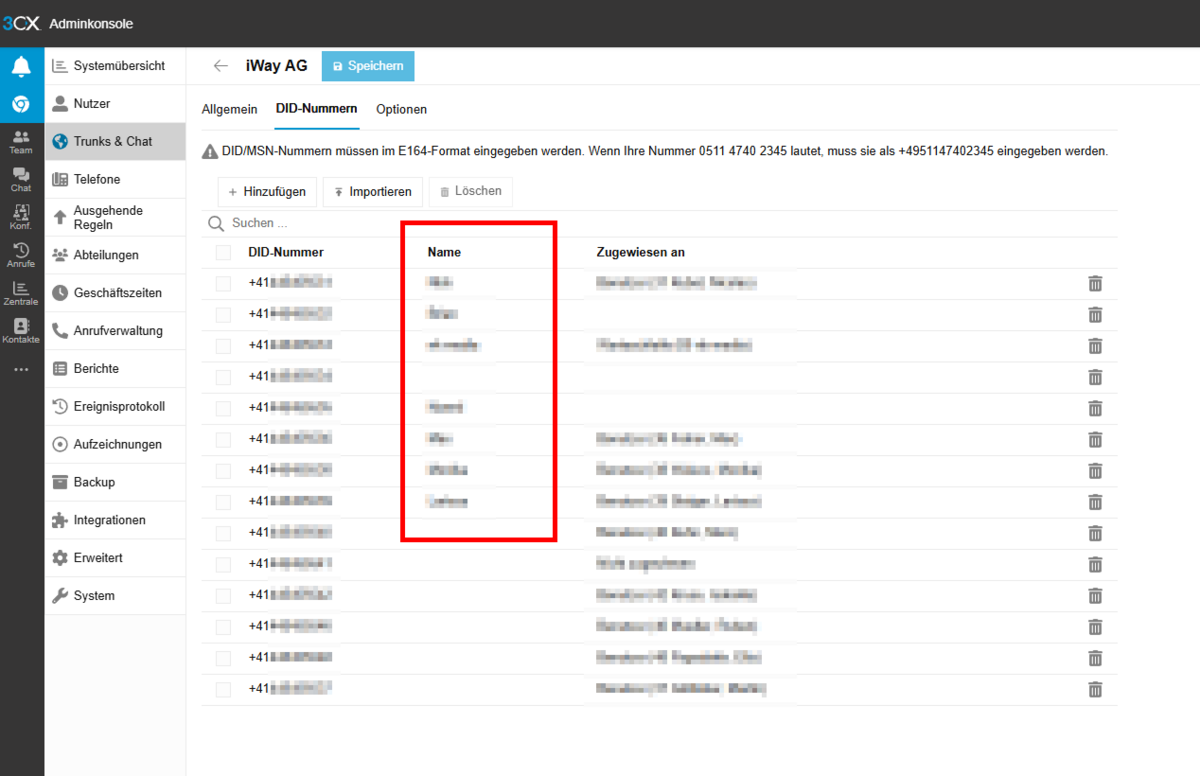 VoIP Telefonie/3CX/3CX Howtos/V20 Bezeichnungen Namen der Nummern ...